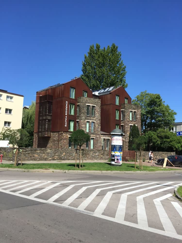 Overnatningsstedets facade