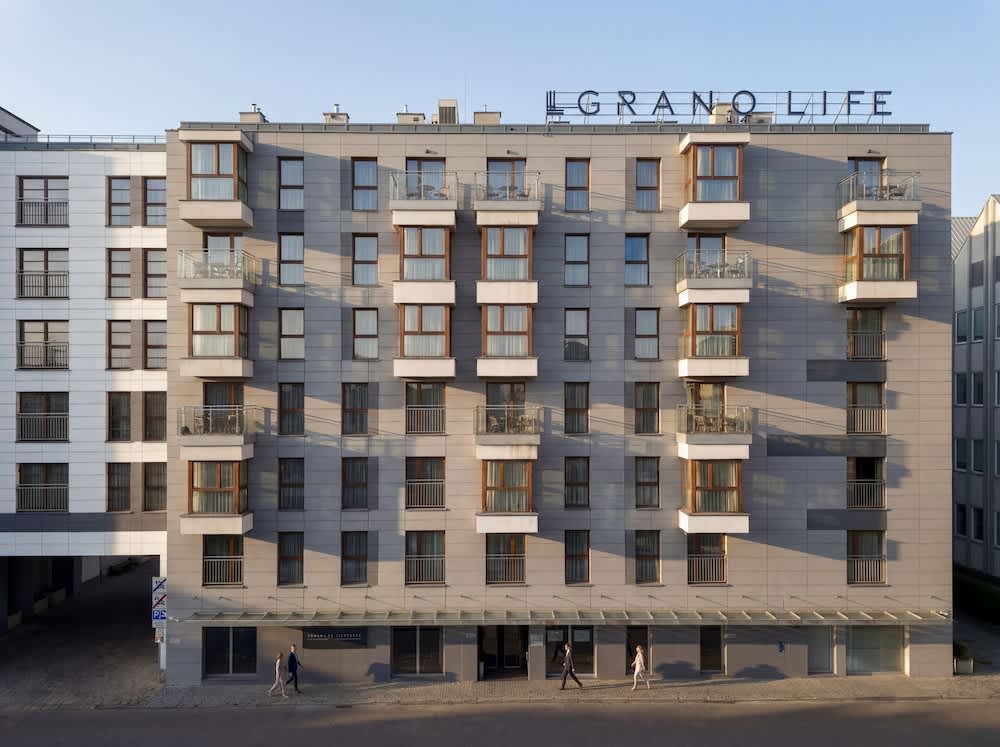 Overnatningsstedets facade