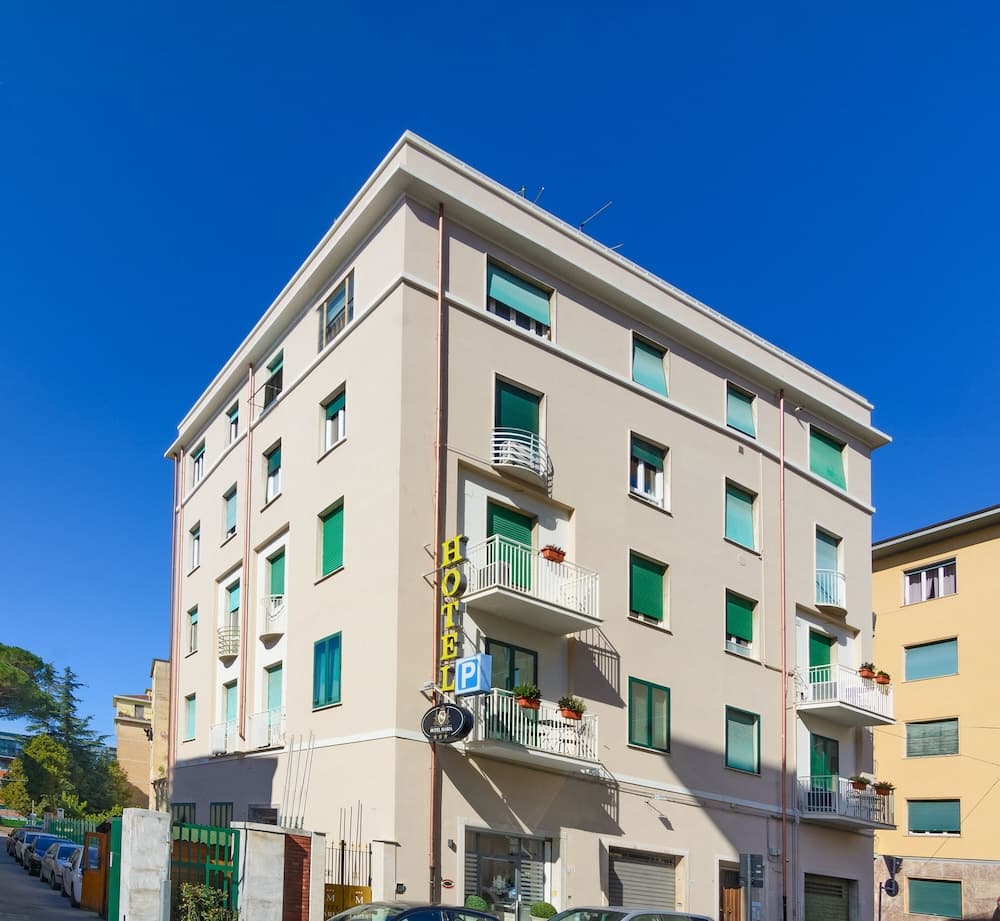 Overnatningsstedets facade