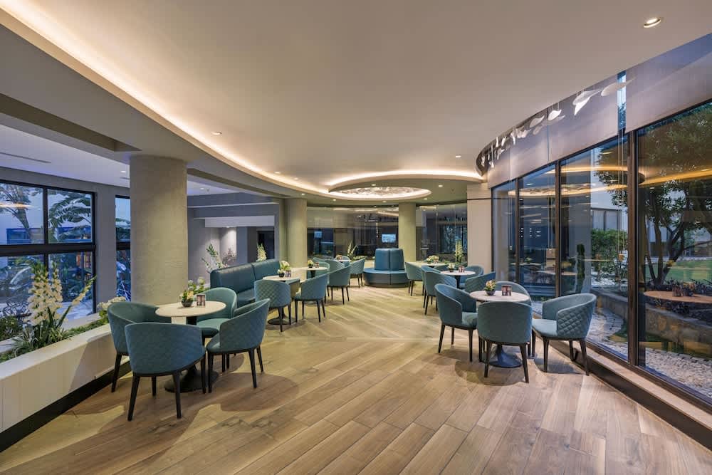 Siddeområde i lobbyen