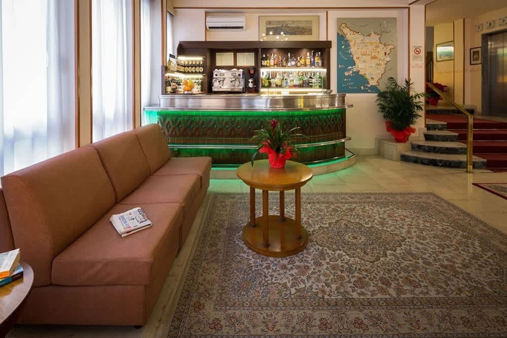 Siddeområde i lobbyen