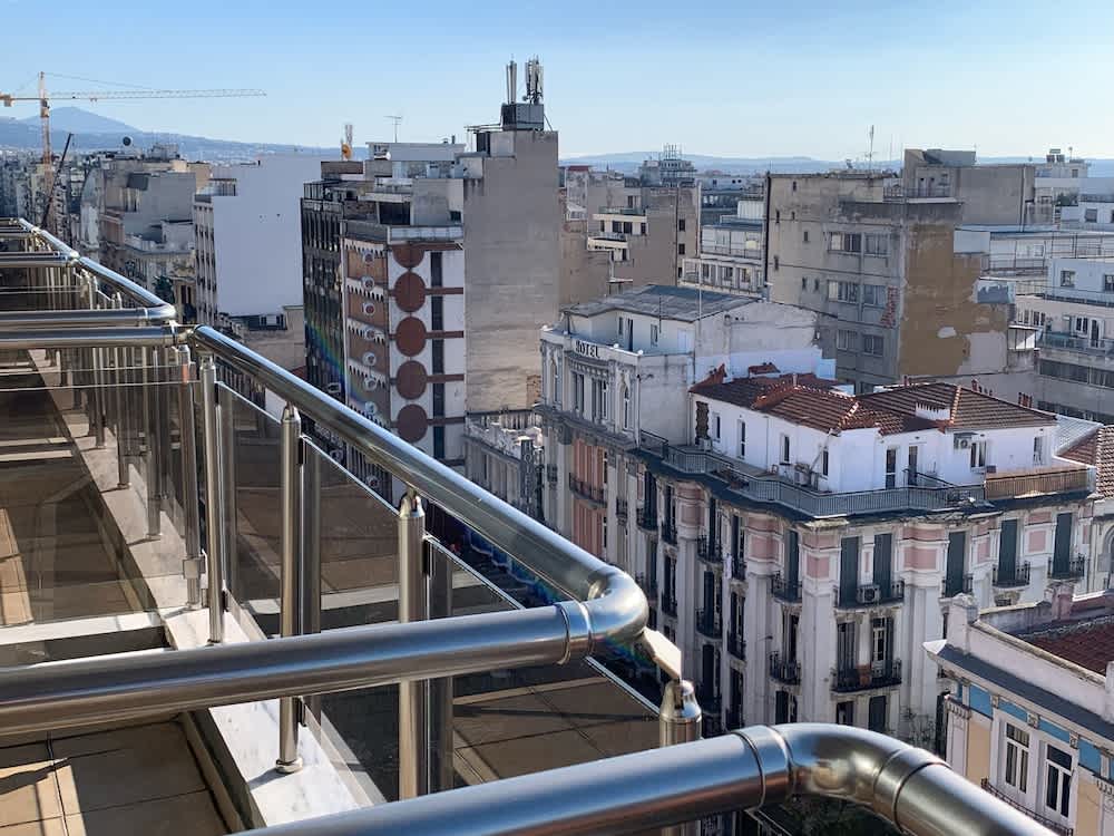Udsigt fra balkon