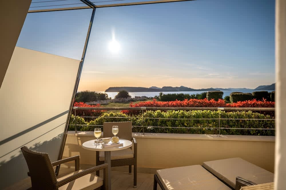 Udsigt fra balkon