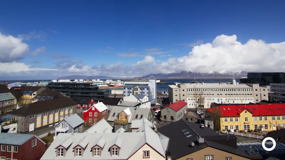 Udsigt fra overnatningsstedet
