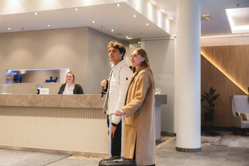 Lounge i lobbyen