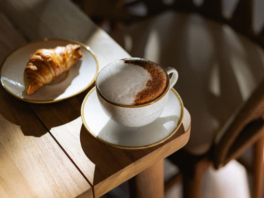 Servering af kaffe