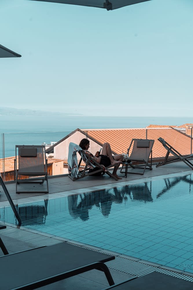 Pool på taget