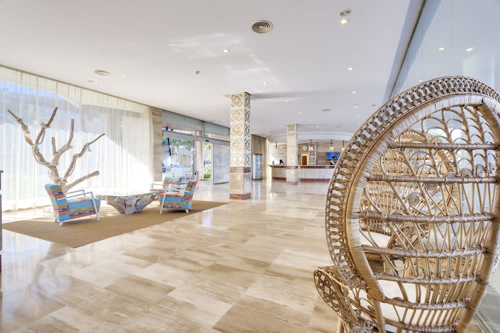 Siddeområde i lobbyen