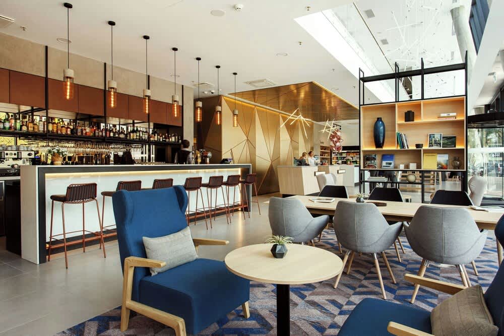 Lounge i lobbyen