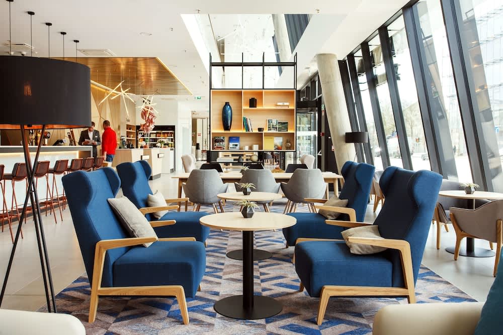 Lounge i lobbyen