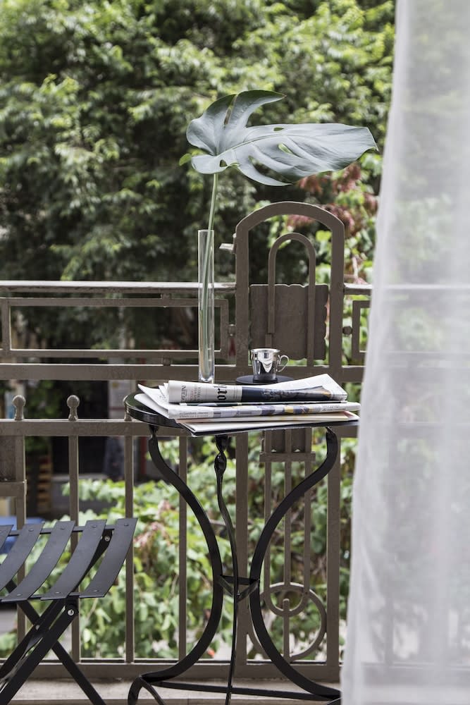 Udsigt fra balkon