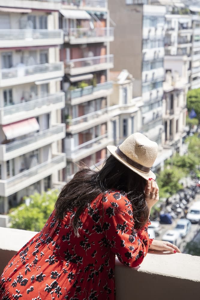 Udsigt fra balkon