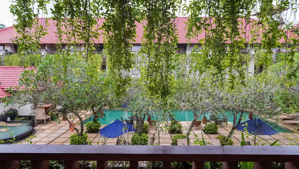 Udsigt fra balkon
