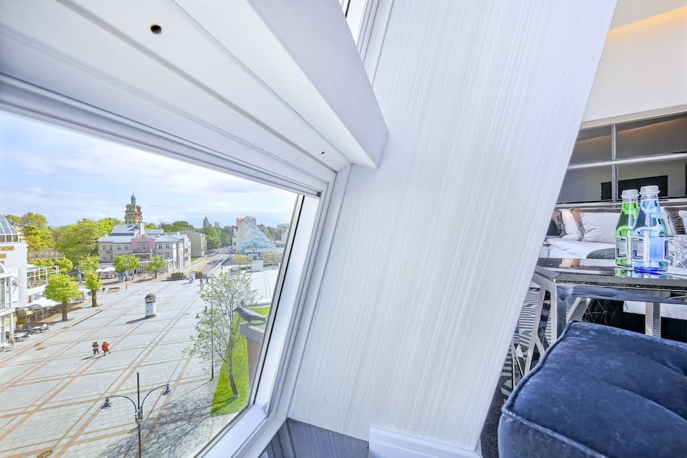 Udsigt fra balkon