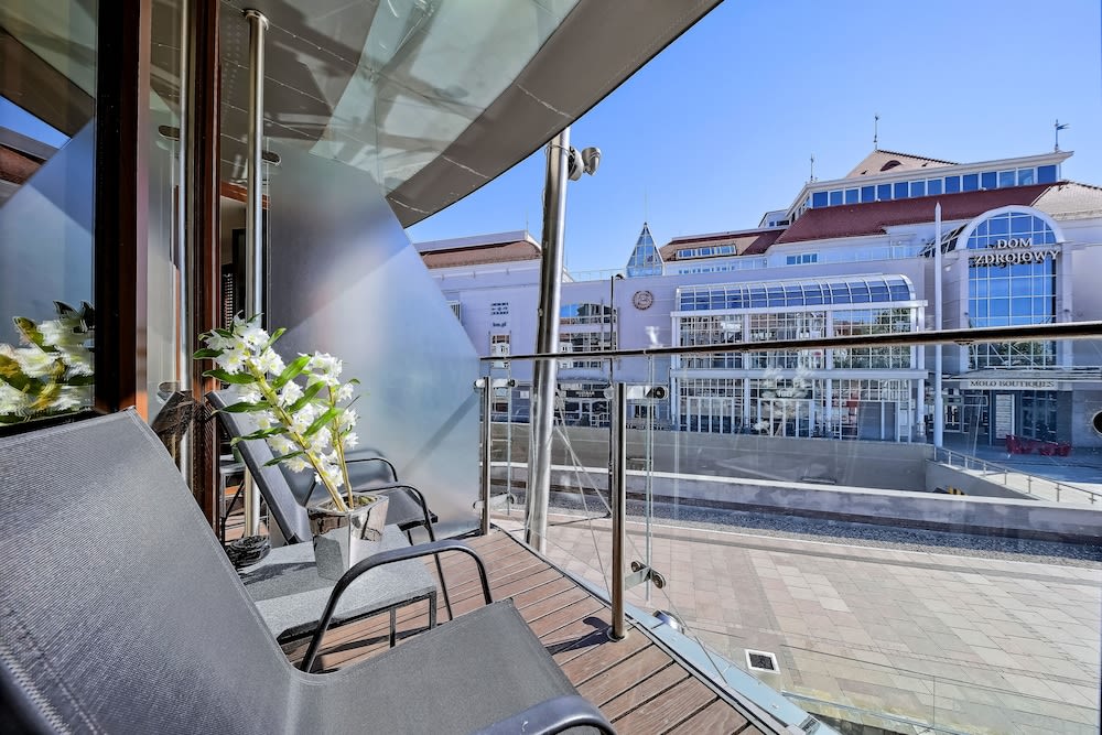 Udsigt fra balkon