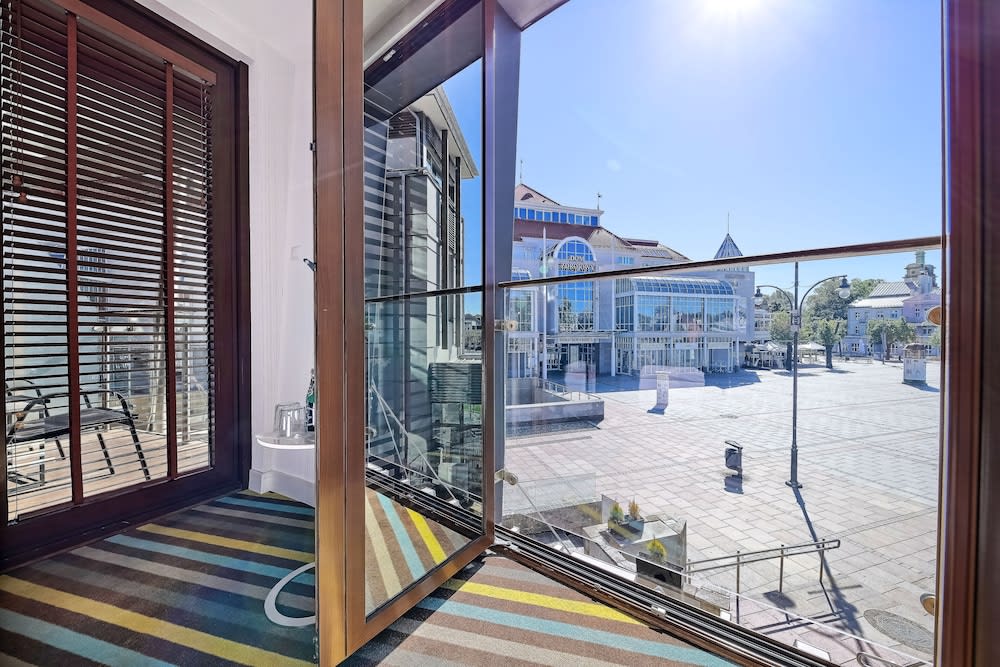 Udsigt fra balkon