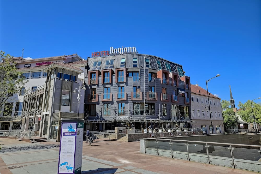 Overnatningsstedets facade