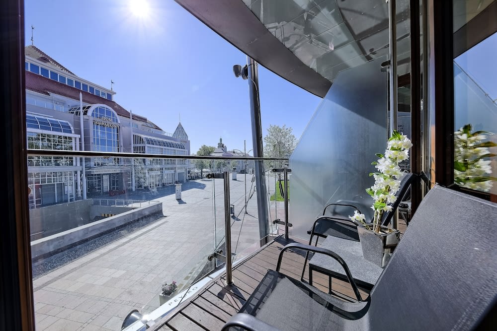 Udsigt fra balkon