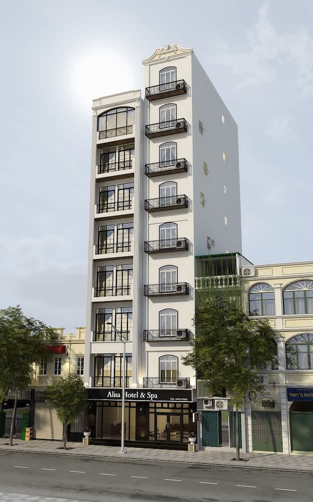 Overnatningsstedets facade