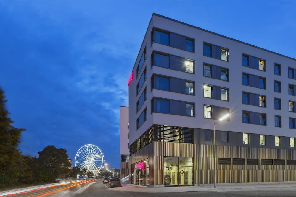 Overnatningsstedets facade