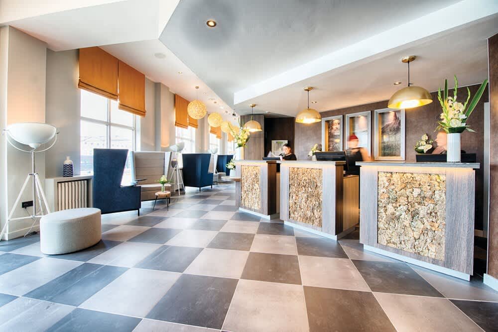 Lounge i lobbyen