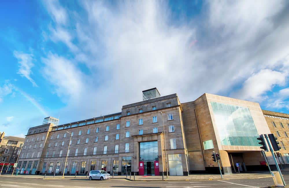 Overnatningsstedets indgangsparti