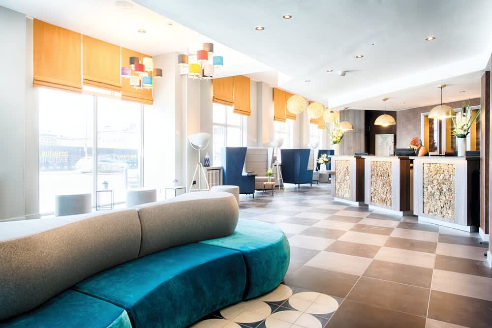 Lounge i lobbyen