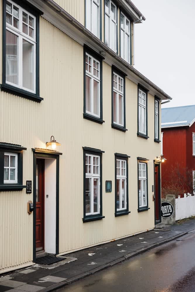 Overnatningsstedets facade