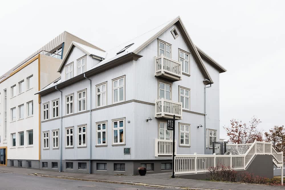 Overnatningsstedets facade