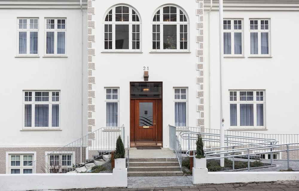 Overnatningsstedets facade