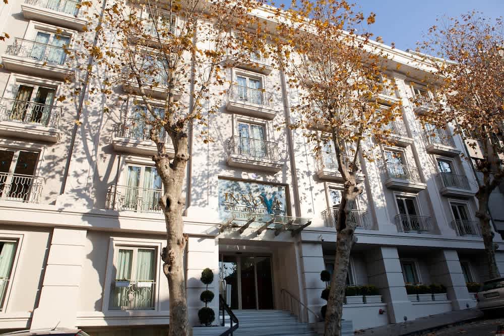 Overnatningsstedets facade