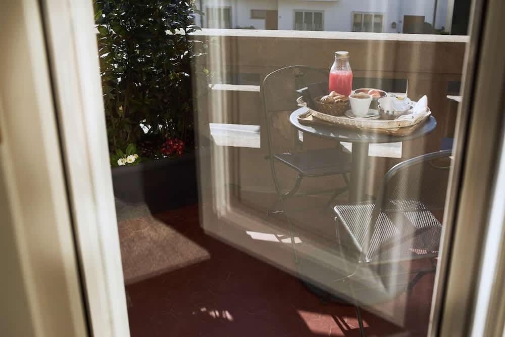Udsigt fra balkon
