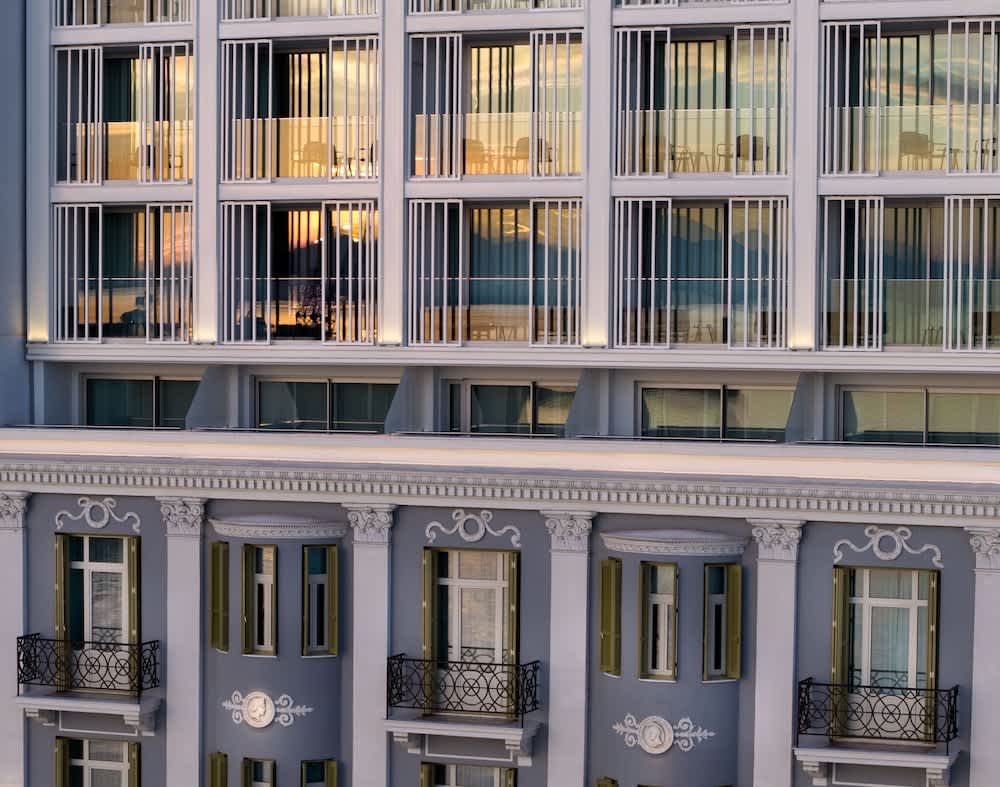 Overnatningsstedets facade