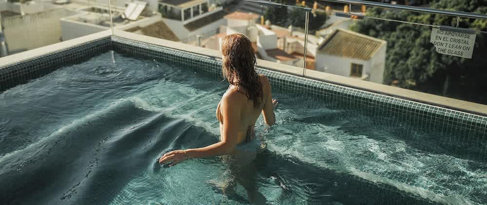 Pool på taget