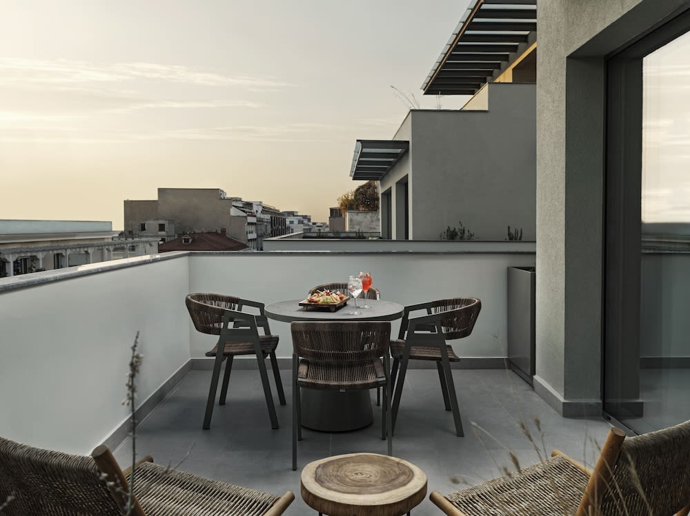 Udsigt fra balkon