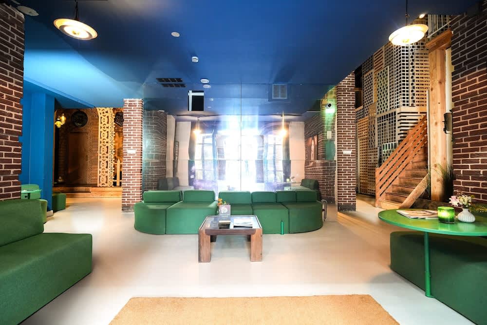 Lounge i lobbyen