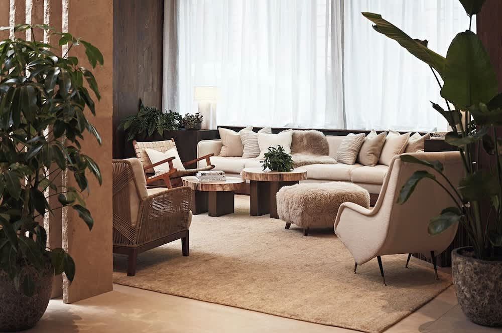 Lounge i lobbyen