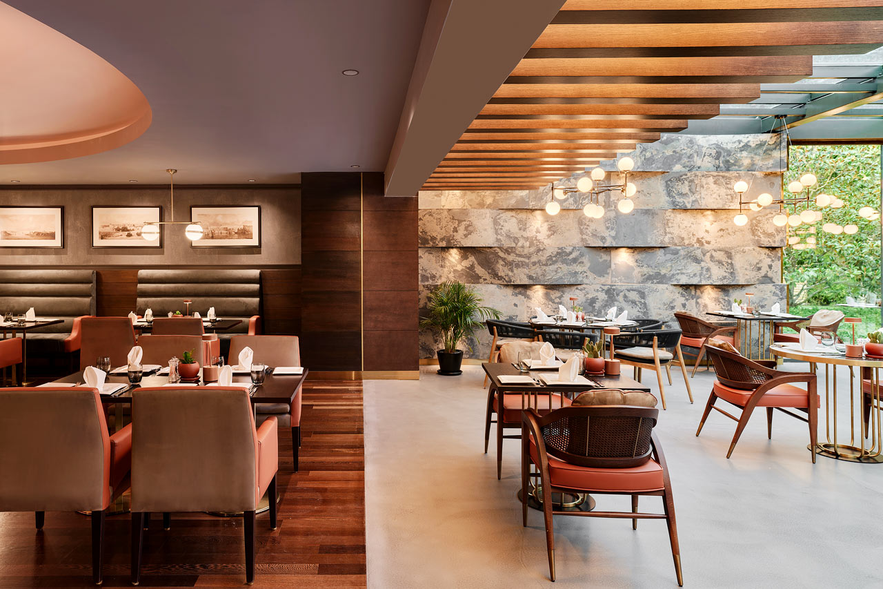 En af hotellets restauranter