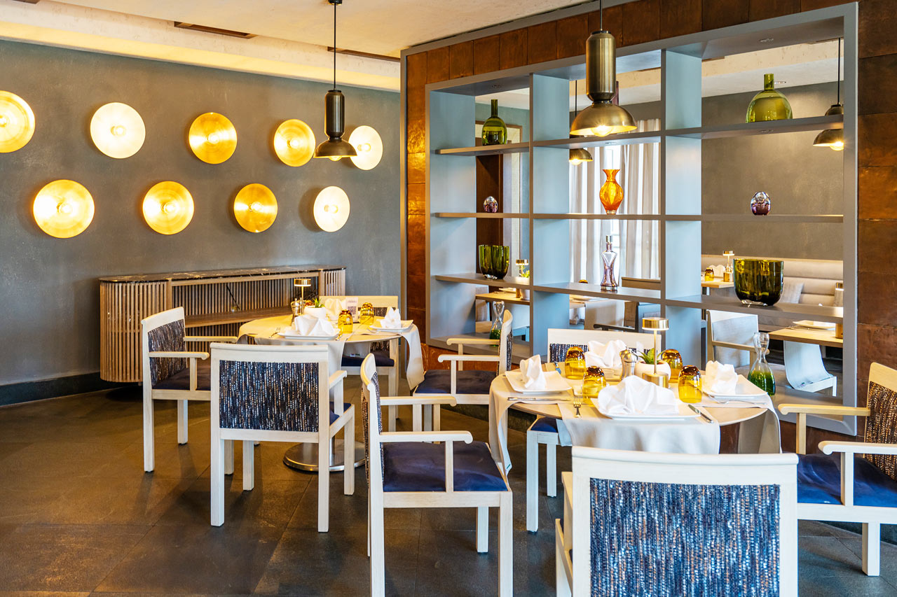 A la carte-restaurant med middelhavsinspireret menu