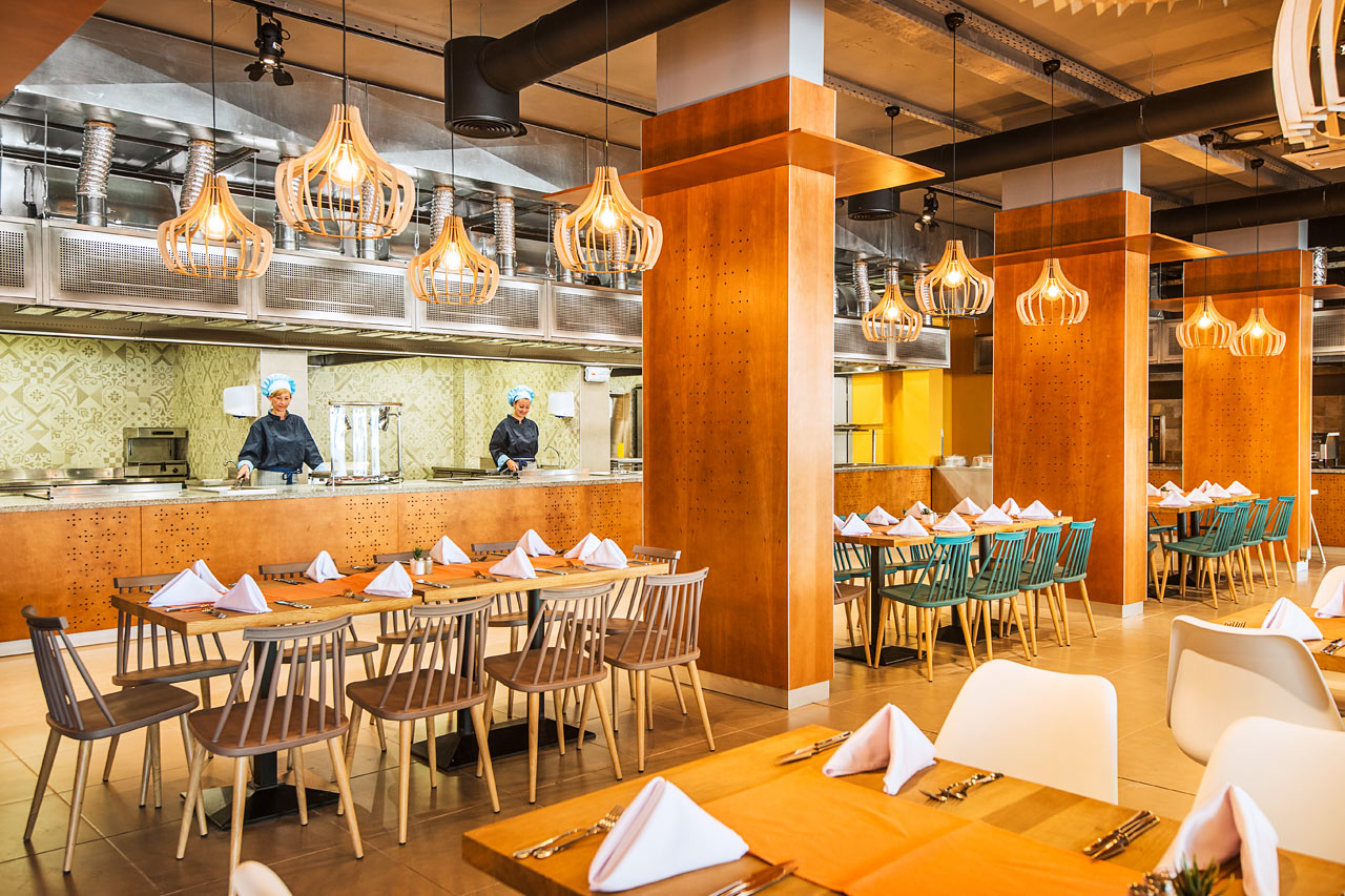 Buffetrestaurant med italienske retter
