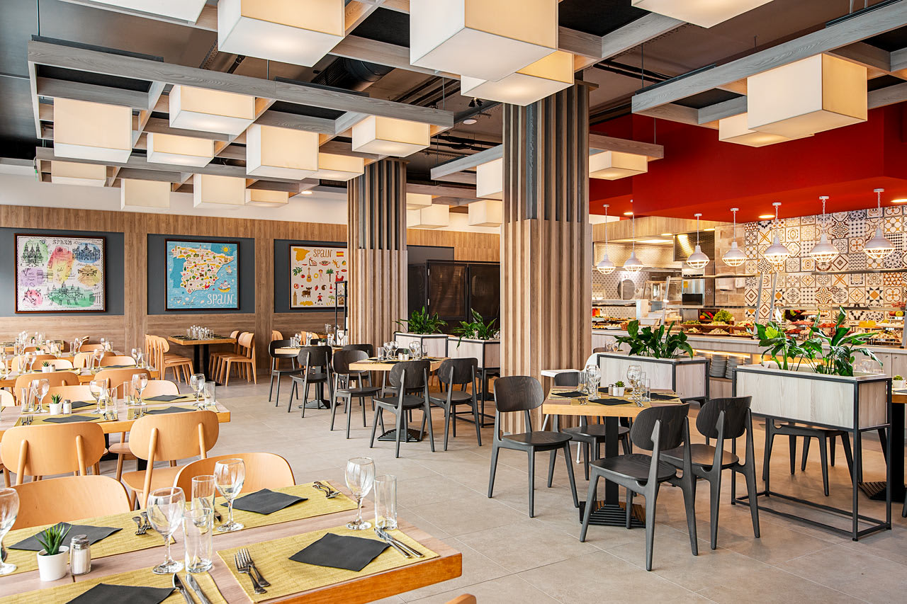 Buffetrestaurant med spanske retter