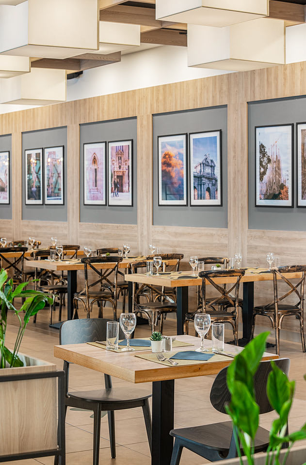 Buffetrestaurant med spanske retter