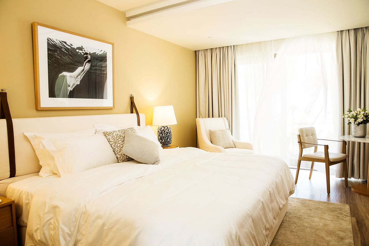 Suite med to rum med havudsigt