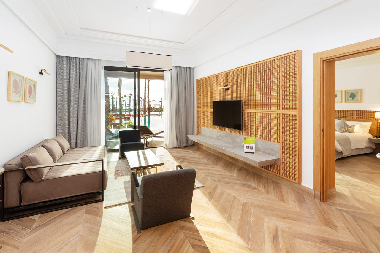 Juniorsuite med direkte pooladgang