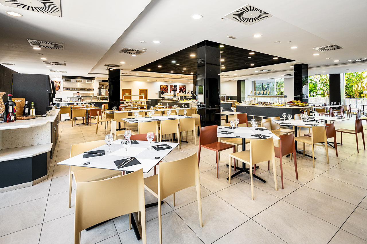 Hotellets buffetrestaurant