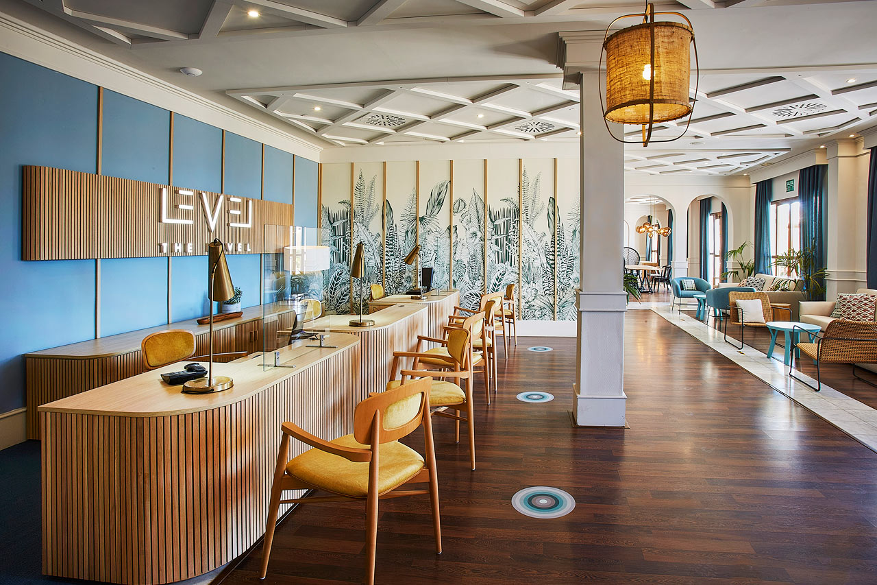 Lounge på hotellet
