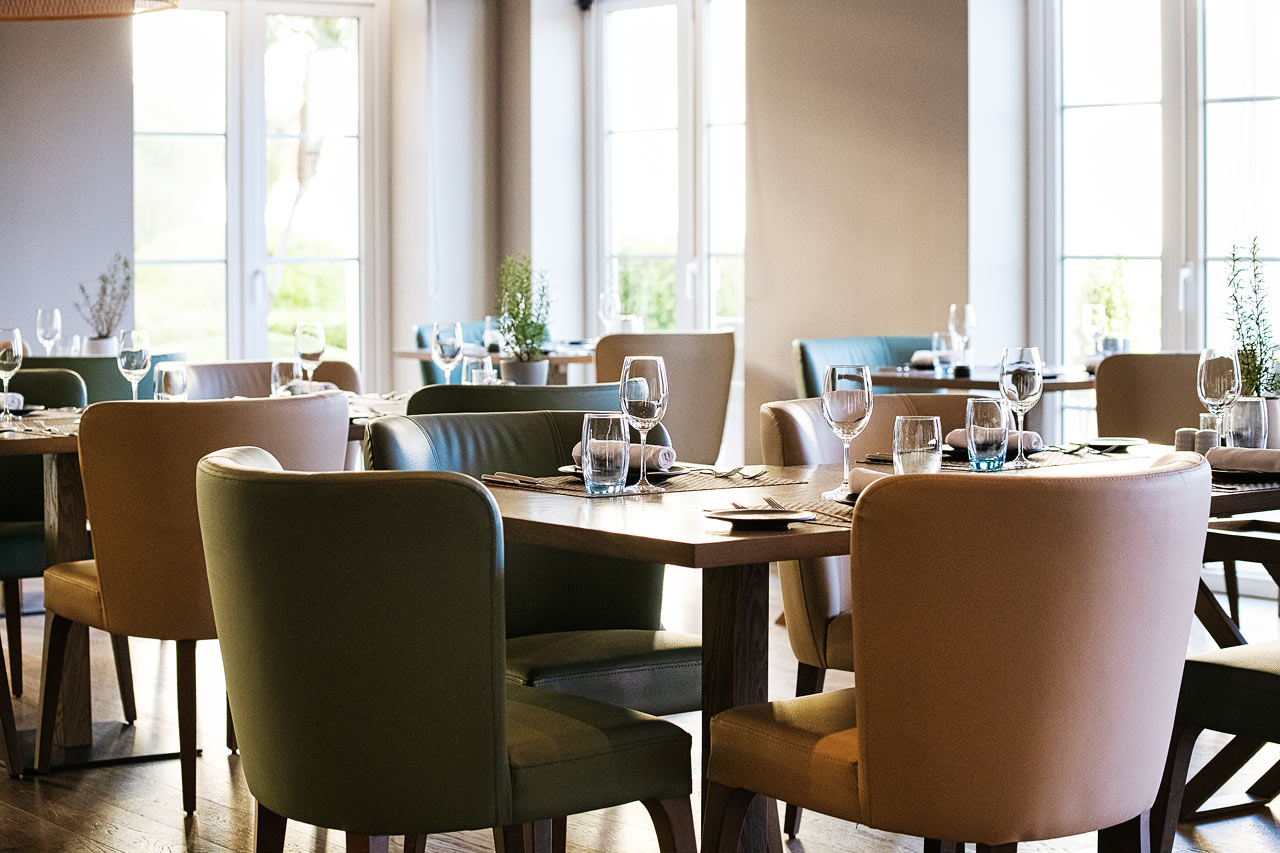 A la carte-restaurant med græske fusionsretter