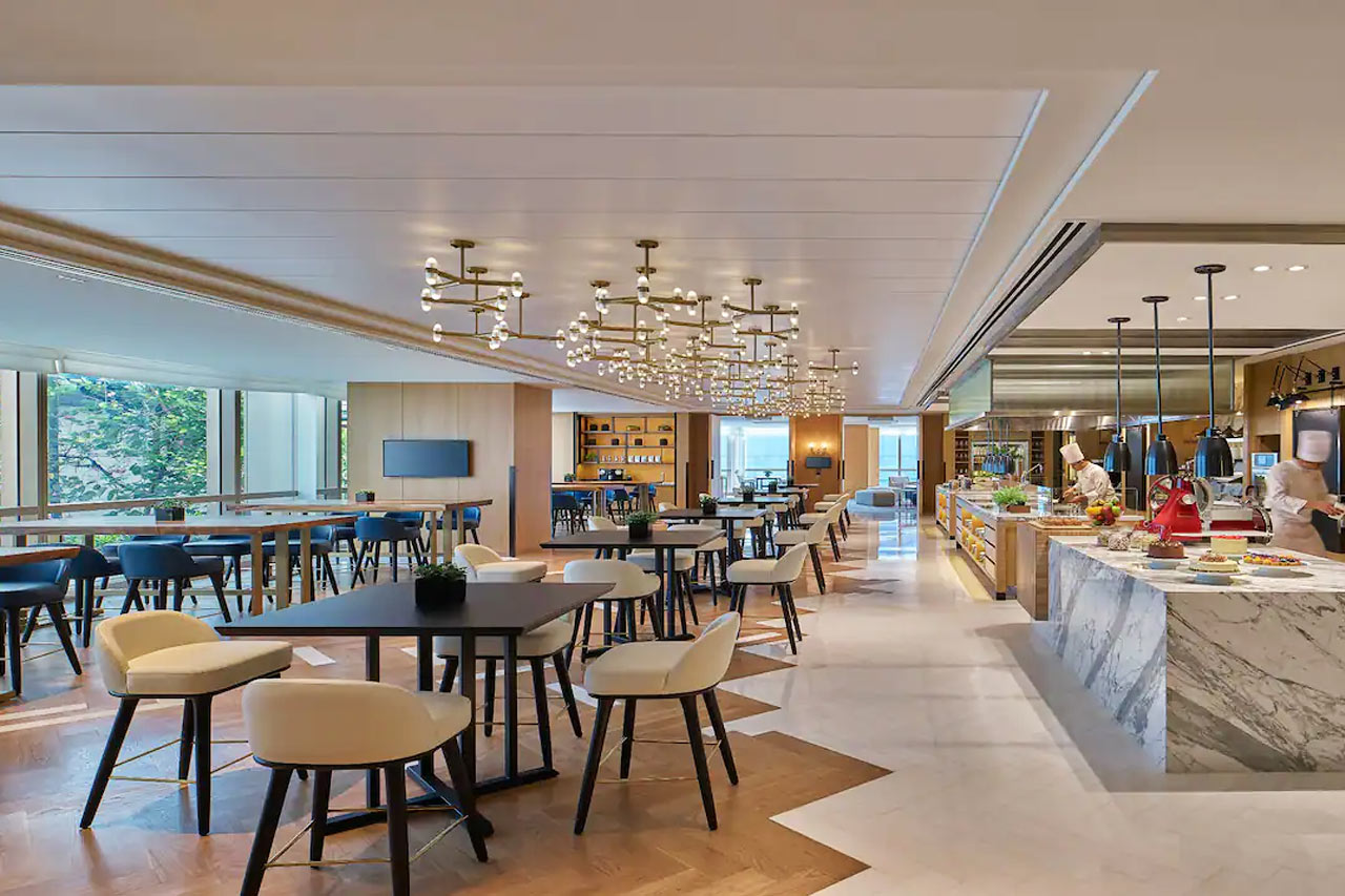 En af hotellets restauranter
