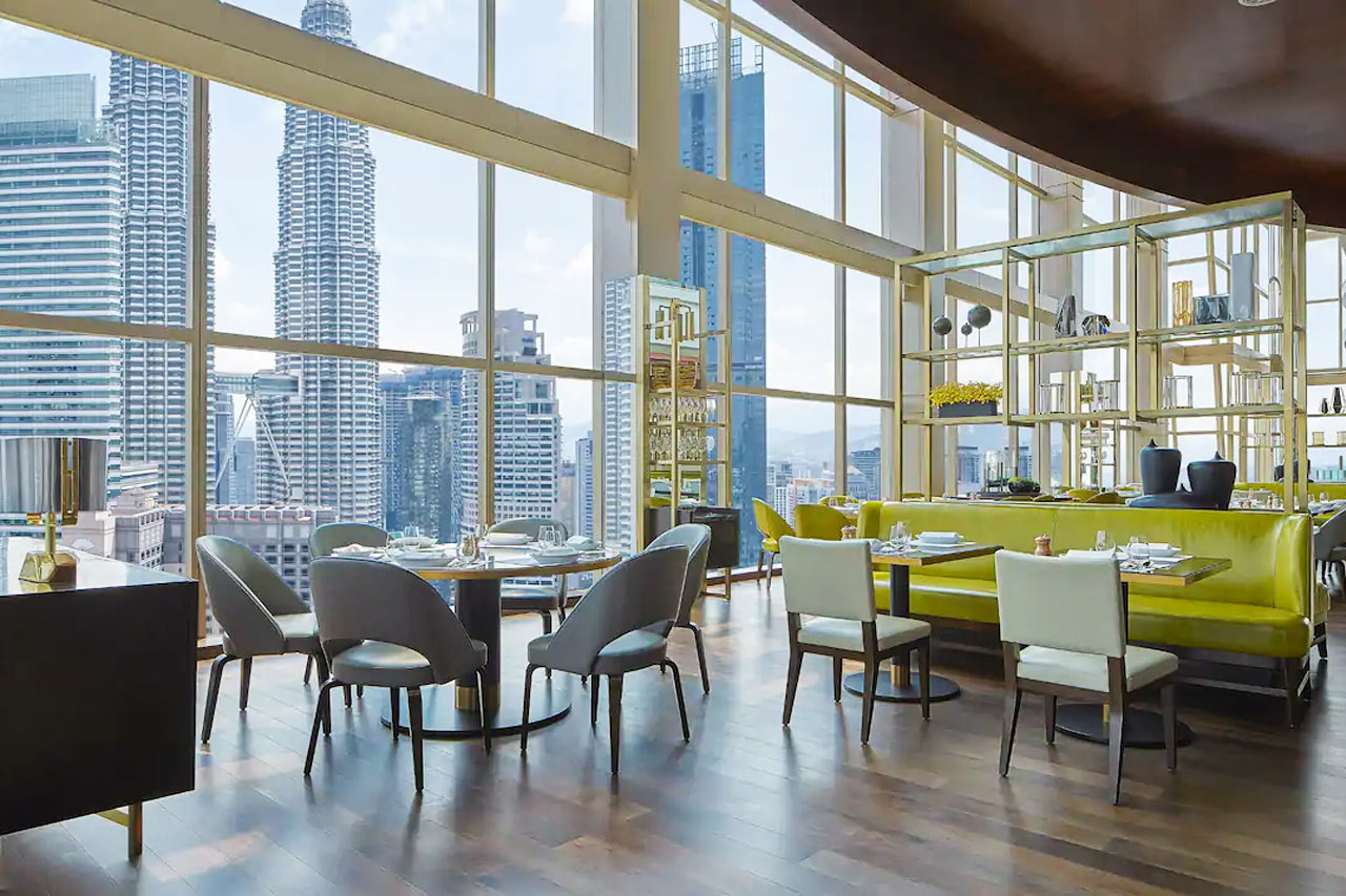 En af hotellets restauranter