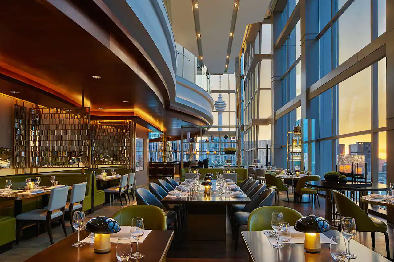 En af hotellets restauranter